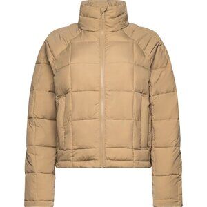 HALFDAYS NELLIE quilted packable Puffer Jacket in Chai / Tan Size XL & L NWT